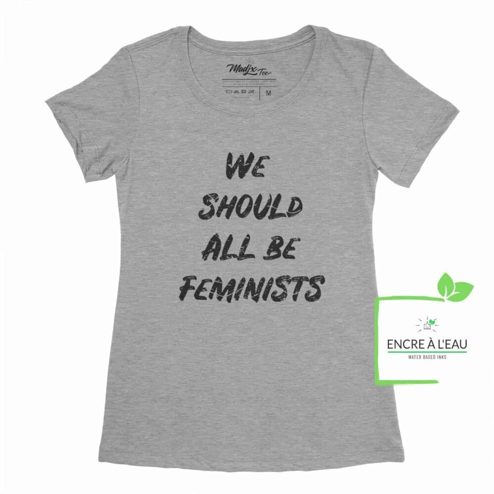 Nous devrions tous être féministes t-shirt pour femme 1