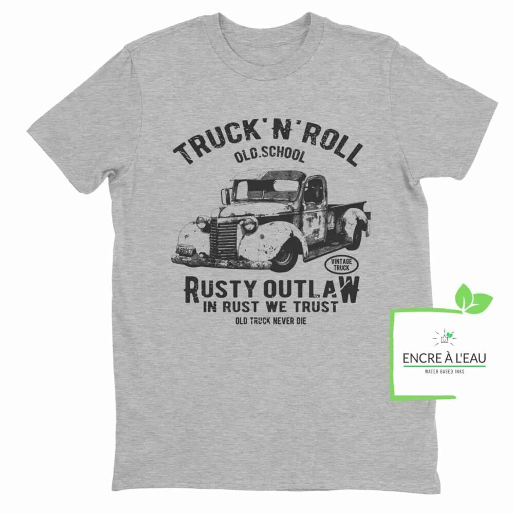 Truck n roll t-shirt Rusty outlaw truck tshirt | rat rod t-shirt 1