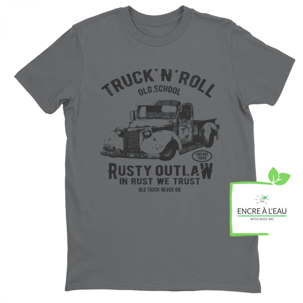 Truck n roll t-shirt Rusty outlaw truck tshirt | rat rod t-shirt 2