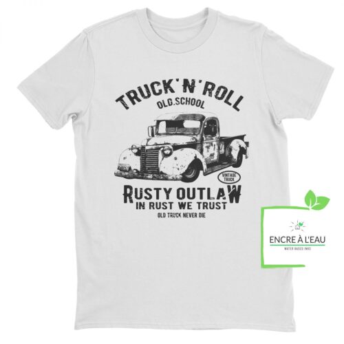 Truck n roll t-shirt Rusty outlaw truck tshirt | rat rod t-shirt 6