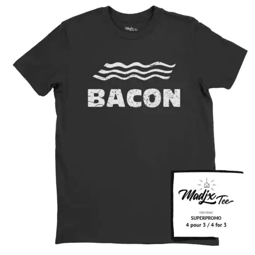 Québec tshirt Bacon t-shirt Québec