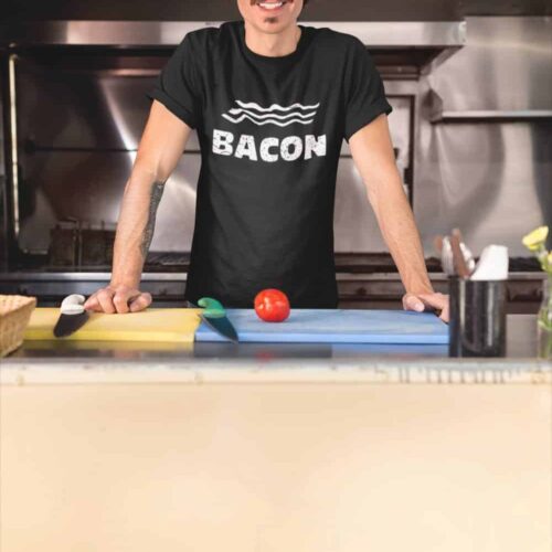 tshirt de bacon Québec, bacon shirt
