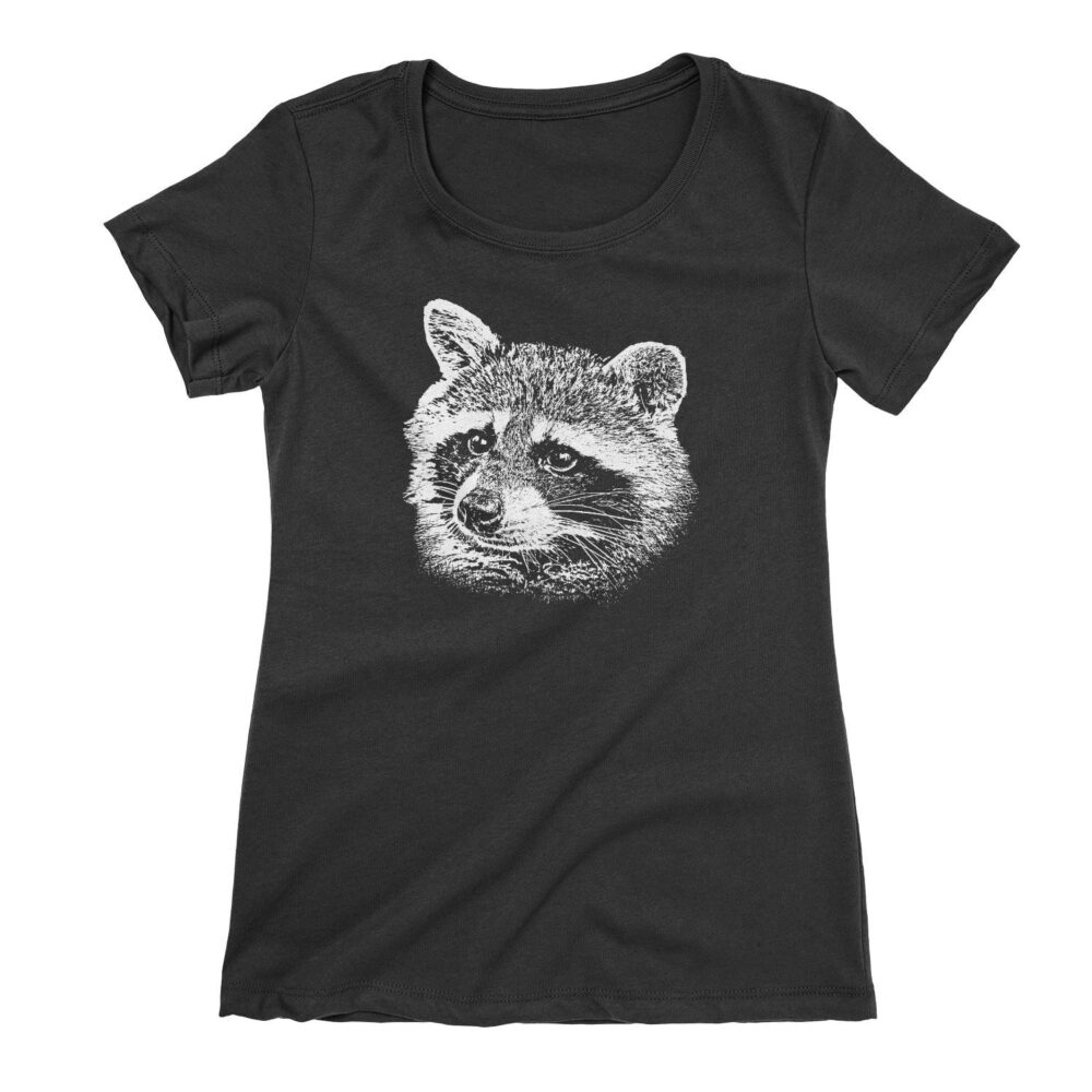 T-shirt femme Racoon raton laveur 1