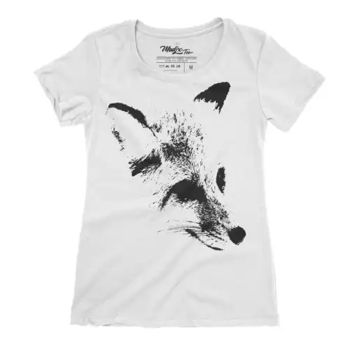 Fox renard sur t-shirt pour femme – Image 2