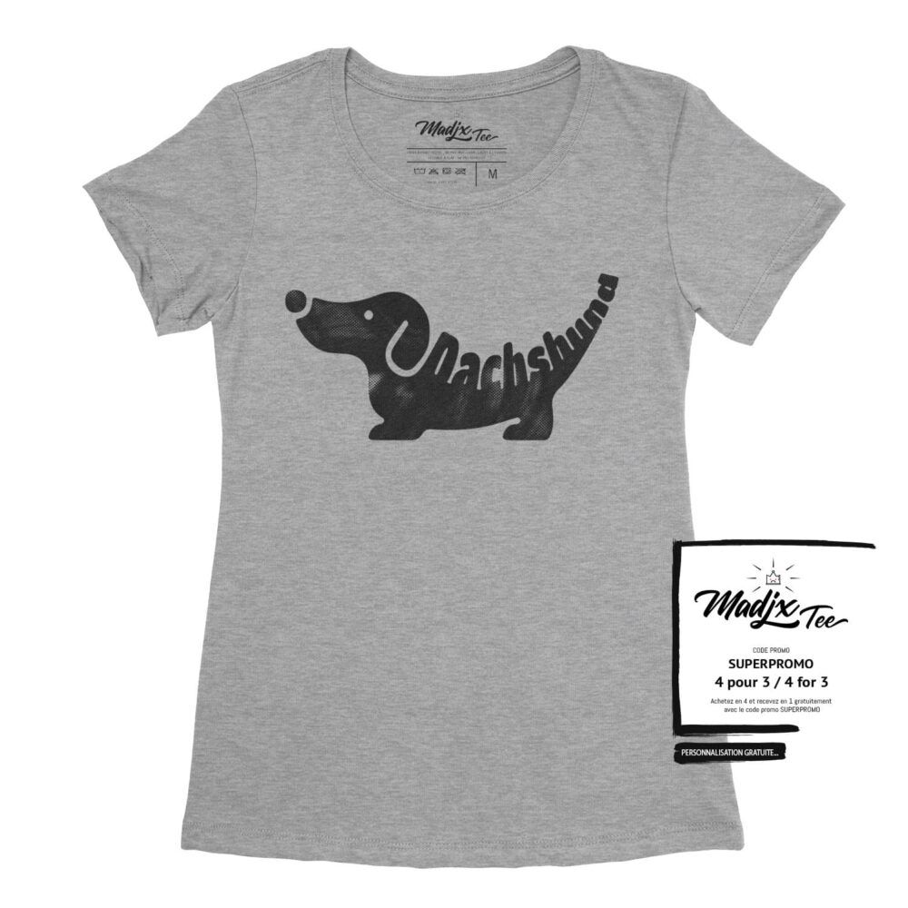 Teckel dachshund t-shirt pour femme 1