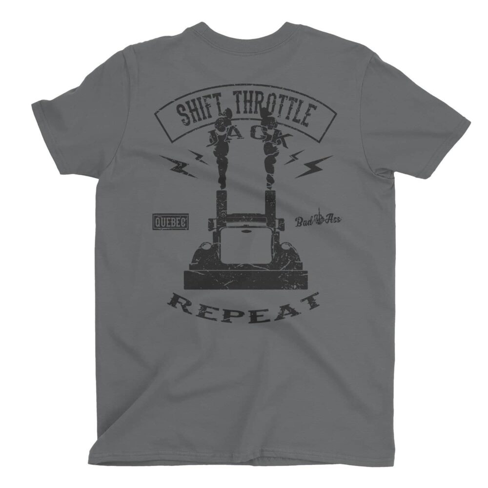 Shift Throttle Jack Repeat, Trucker t-shirt 2