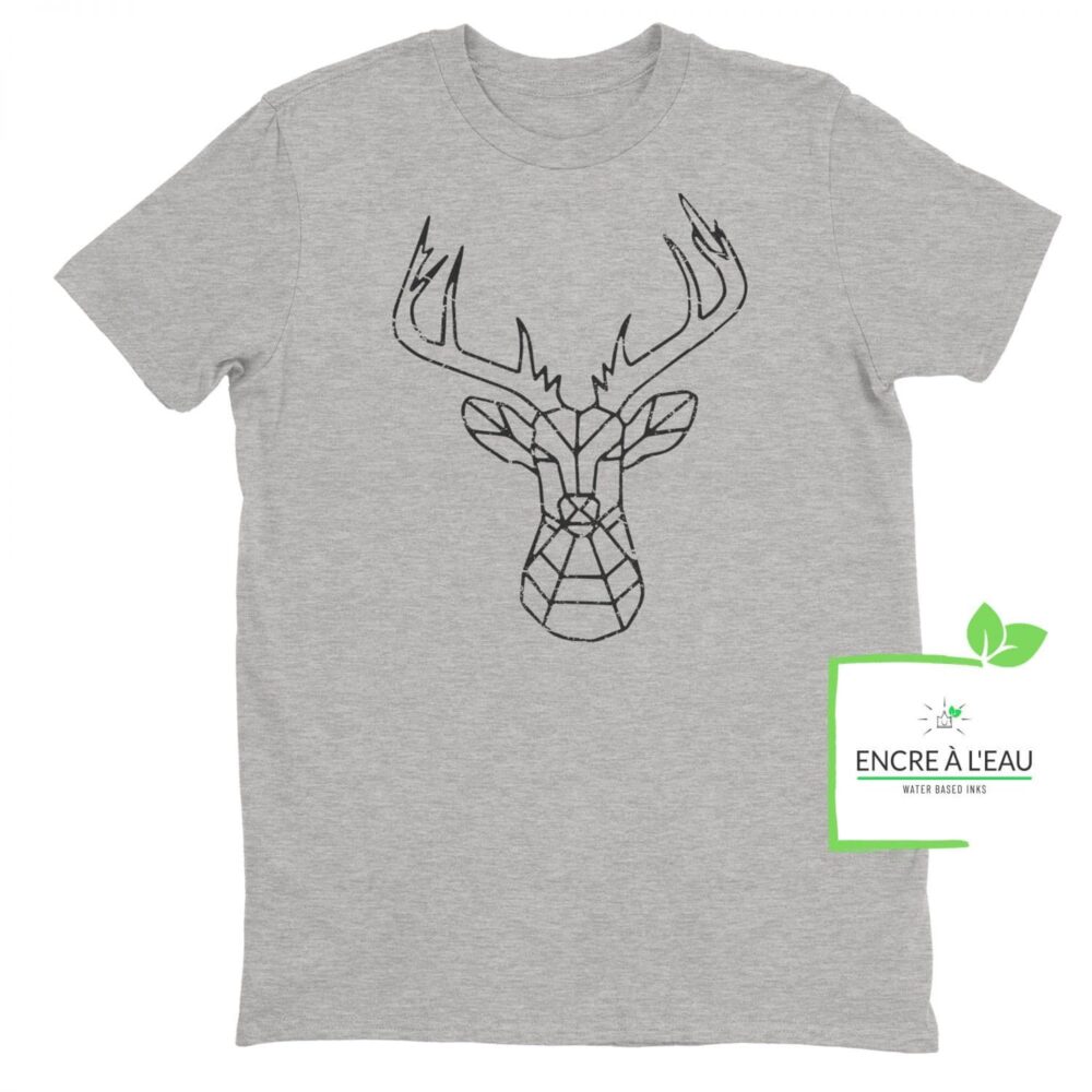 Chevreuil geographic deer, t-shirt de chasse 1