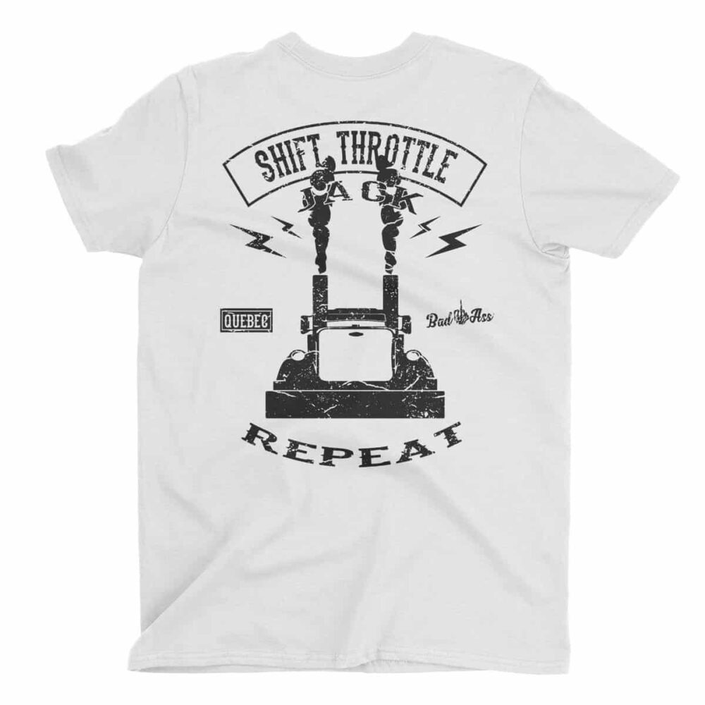 Shift Throttle Jack Repeat, Trucker t-shirt 3