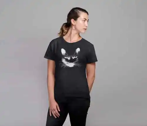 T-shirt de chat cat t-shirt tee t-shirt femme
