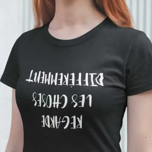 Tshirt citation Québec