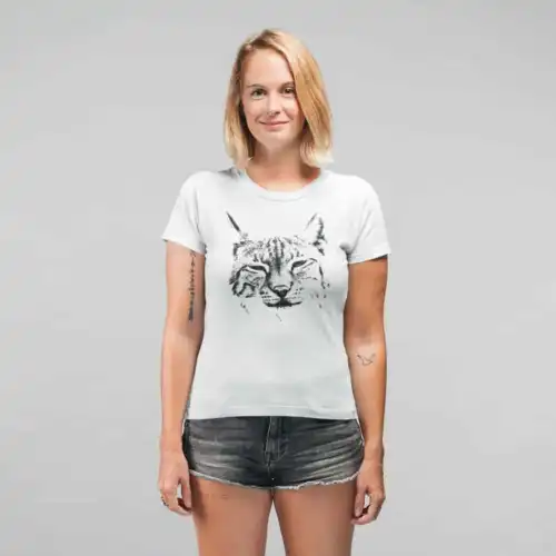 lynx t-shirt bobcat tee t-shirt femme