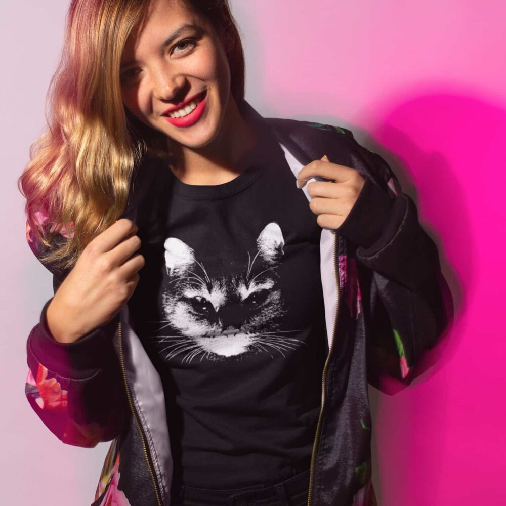 T-shirt de chat cat t-shirt tee t-shirt femme