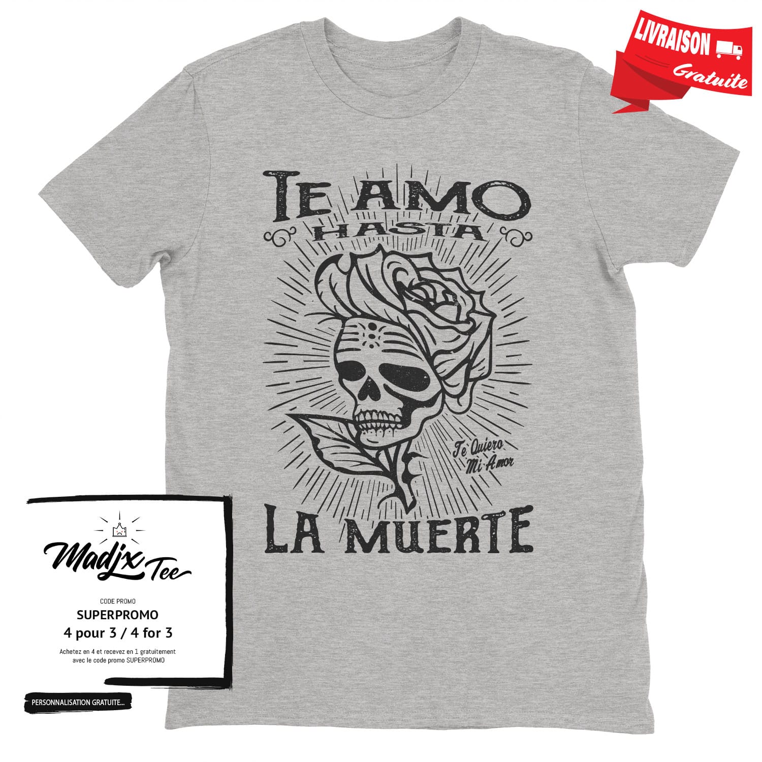 Te Amo Hasta La Muerte Tee Te Amo Hasta La Muerte T Shirt Te Quiero