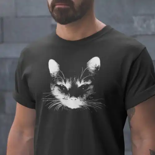 tshirt de chat fait au QUébec
