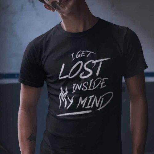 T-shirts Troubles mentaux pour homme imprimés au Québec | Lévis. T-shirts Anxiété - Dépression – TDAH - maladie mentale - imprimés au Québec