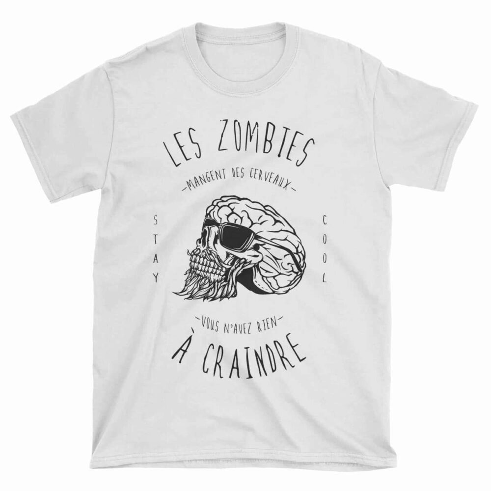 Zombie Pas de cerveau T shirt québec