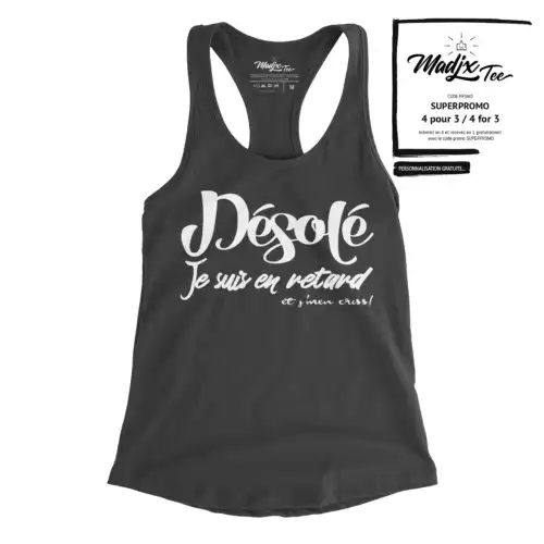 Camisole humoristique Québec