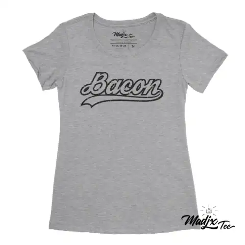 Bacon tshirt pour femme