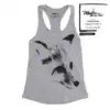 Renard sur camisole, Fox, camisole imprimé au Québec