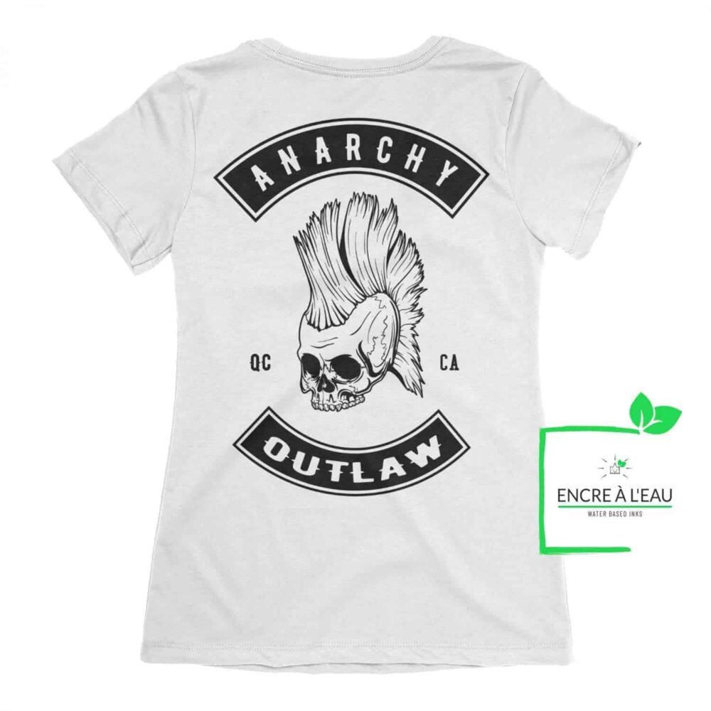 Anarchy outlaw t-shirt pour femme, 1
