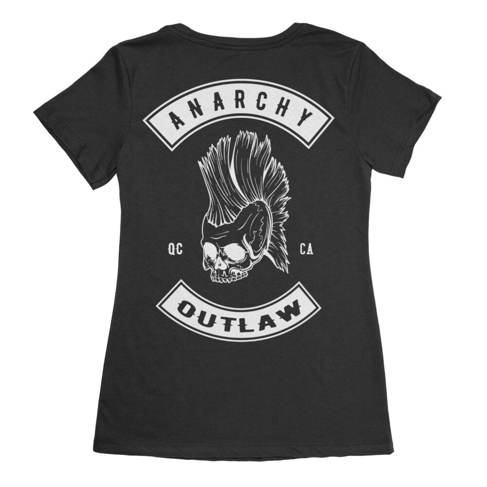 Anarchy outlaw t-shirt pour femme, 4