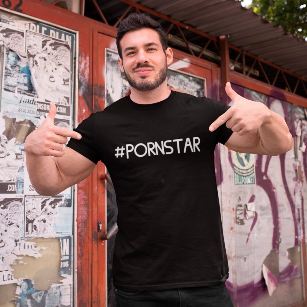 Hashtag Pornstar t-shirt pour homme | t-shirt drôle | t-shirt humoristique 2