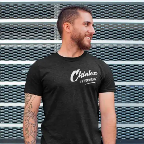Chialeux EN formation t shirt pour homme | t shirt drôle | t-shirt humoristique