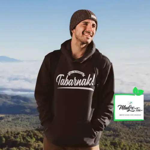 Pas de Panique Tabarnak! coton ouaté, chandail à capuchon Unisexe, hoodie