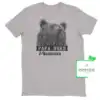 T-shirt Papa ours le plus grognon impression encre à eau fait au Québec