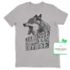 Je chante comme un coyote t-shirt impression encre à eau fait au Québec