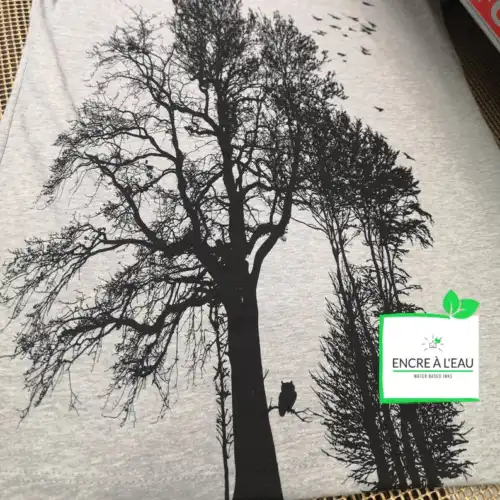 Forest t-shirt pour femme impression sérigraphie encre base à l eau éco forêt Québécoise – Image 4