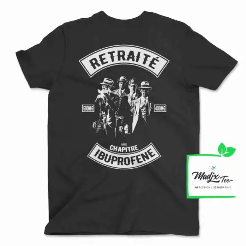Tshirt de Retraité chapitre Ibuprofene – Image 2