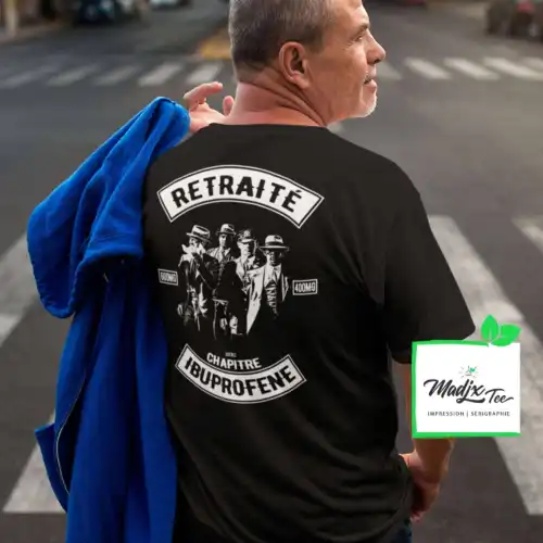 Tshirt de Retraité chapitre Ibuprofene – Image 4