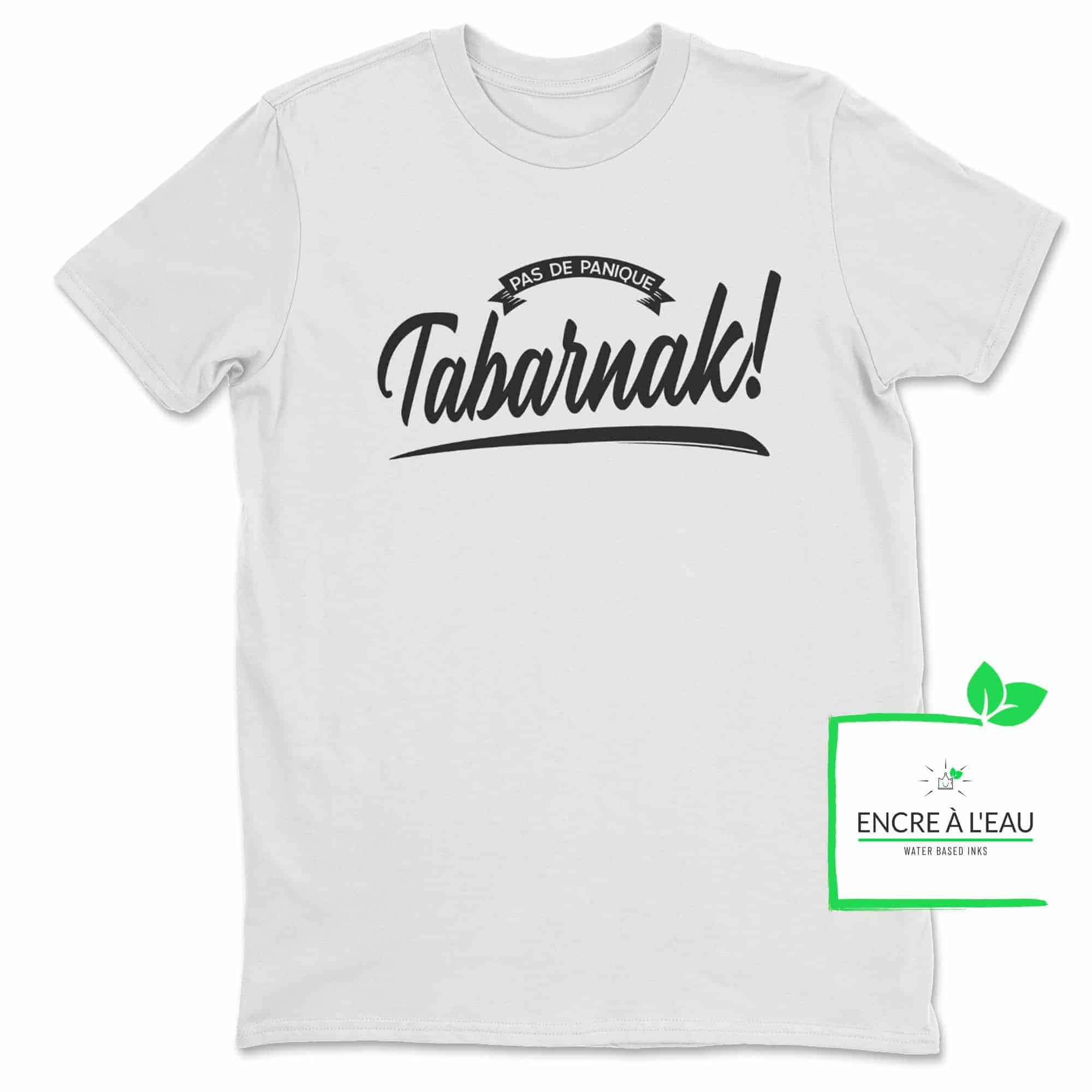 Pas de Panique Tabarnak! t-shirt pour homme Québécois 4