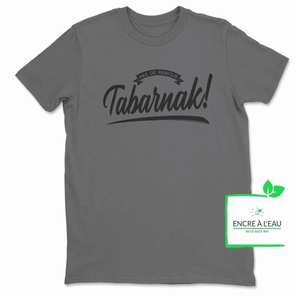 Pas de Panique Tabarnak! t-shirt pour homme Québécois 1