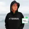 Hoodie Hashtag tabarnak - coton ouaté Québec