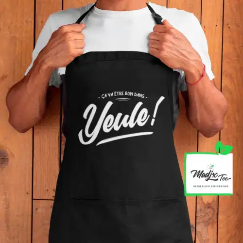 Tablier ca va être bon dans yeule Québécois