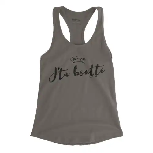 Camisole Osti que j't'a Boutte gris chaud