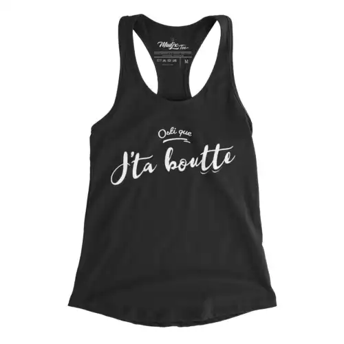 Camisole Osti que j't'a Boutte noir