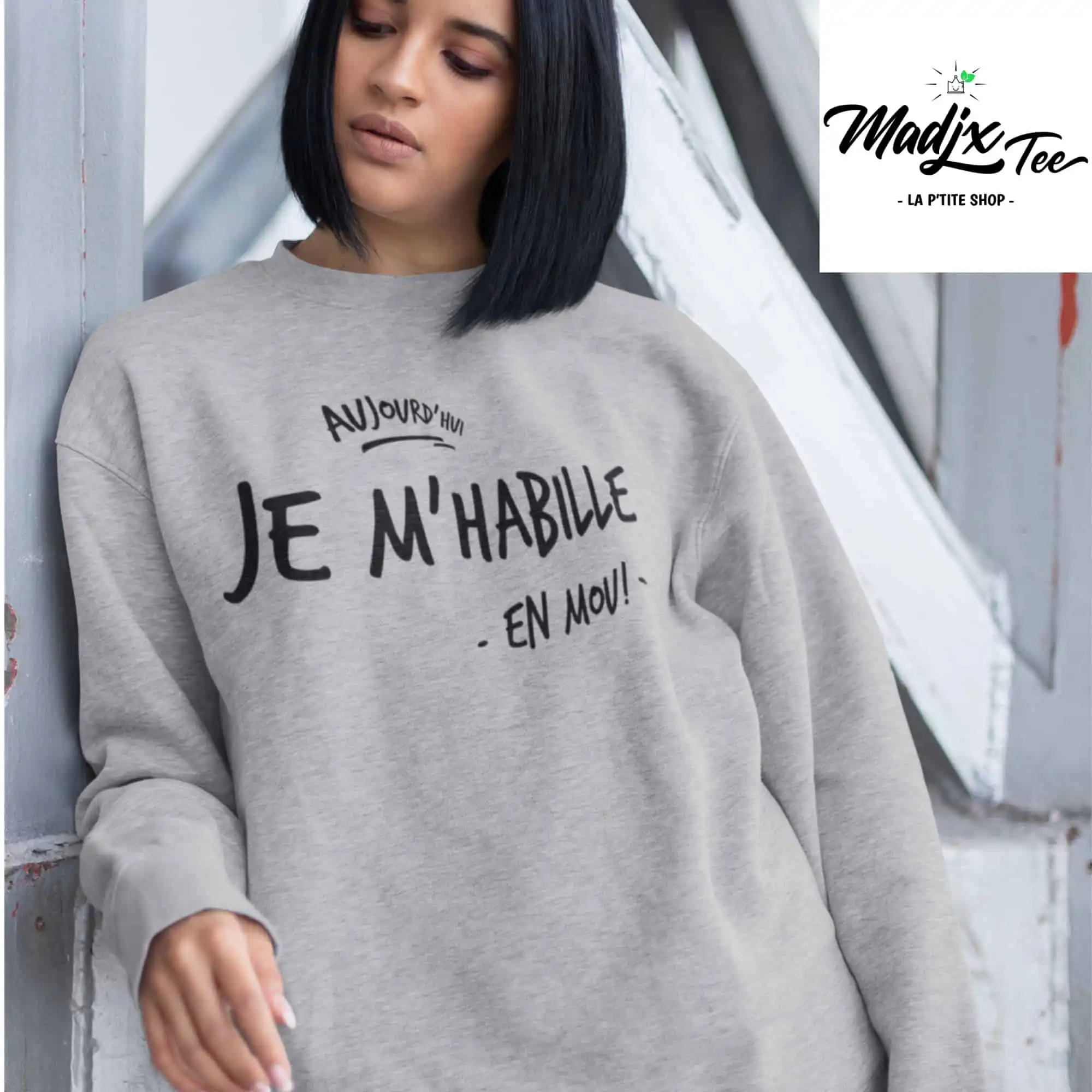 Aujourd'hui je m'habille en mou Crewneck