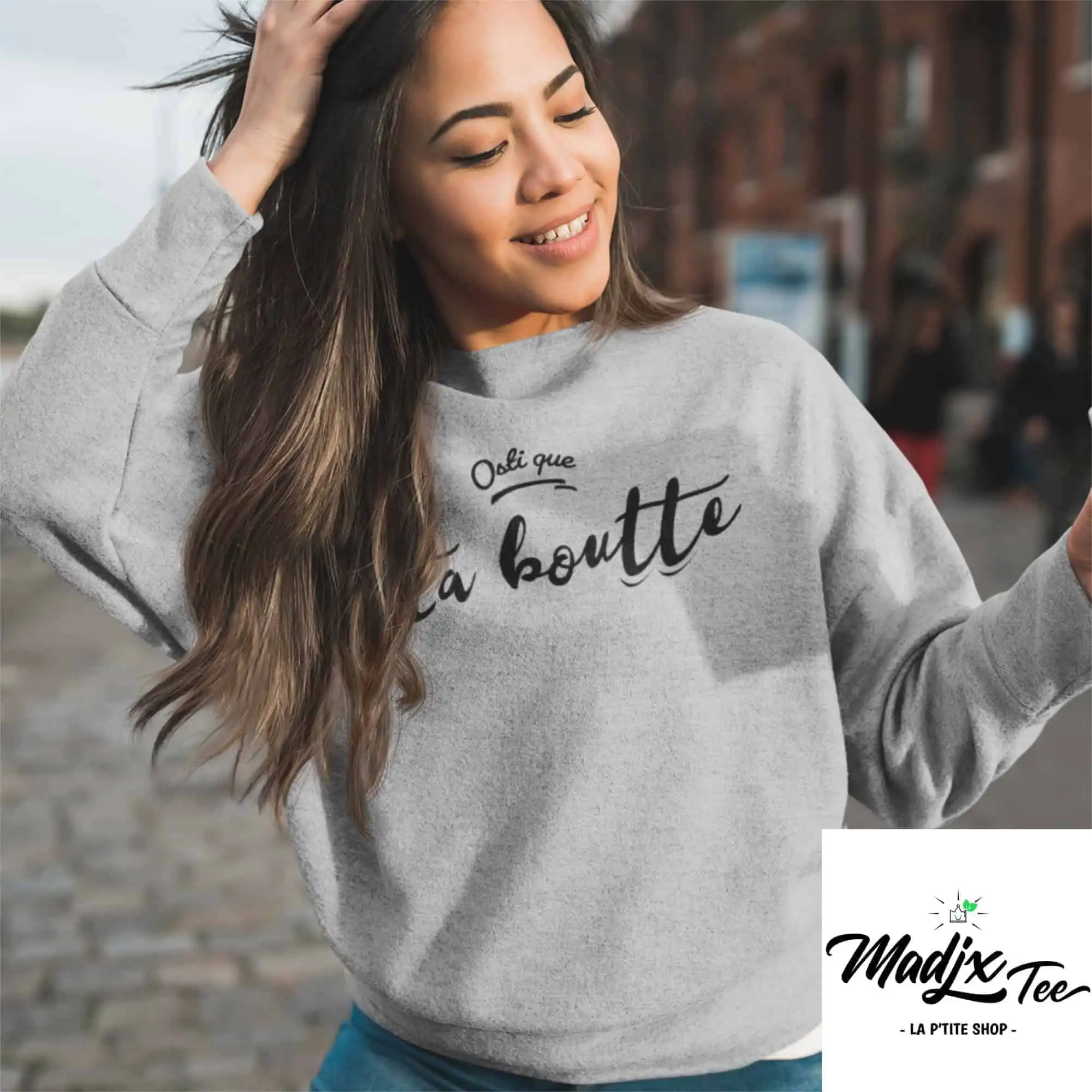 Osti que j't'a boutte Crewneck