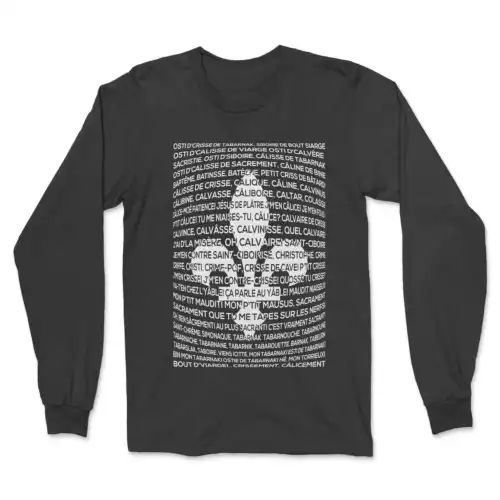 Sacre Québécois Tshirt manche longue Unisexe – Image 2