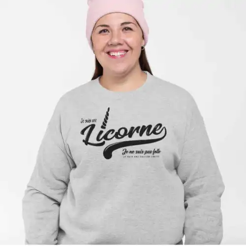 Je ne suis une licorne Crewneck