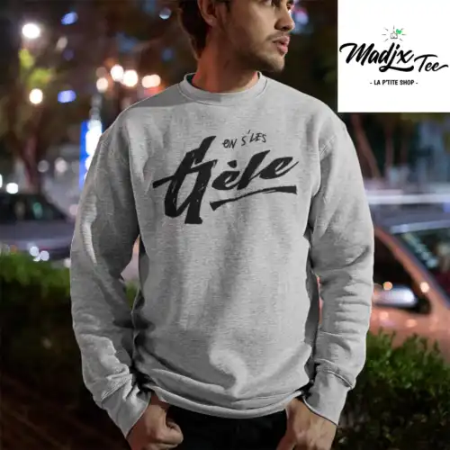 On s'les gèle Crewneck