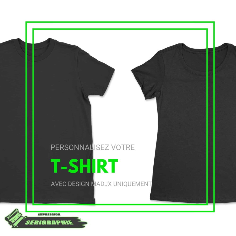 T-shirt Homme ou femme avec un design de la P'tite Shop
