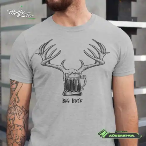 Big Buck impression encre à eau fait au Québec – Image 2