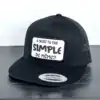 Casquette À cause tu fais simple de même Flat Bill Trucker