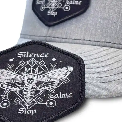 Casquette Silence Papillon patch tissé – Image 2