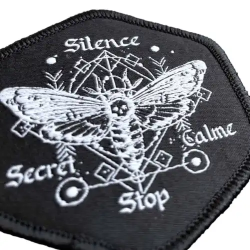 Casquette Silence Papillon patch tissé – Image 3