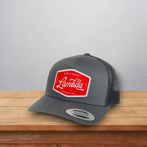 Casquette Lambda simplement ordinaire Charcoal